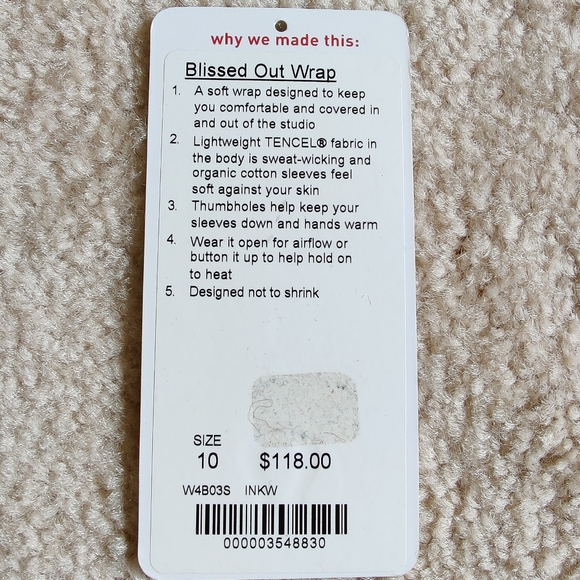 Lululemon Blissed Out Wrap - INKW - Picture 9 of 10